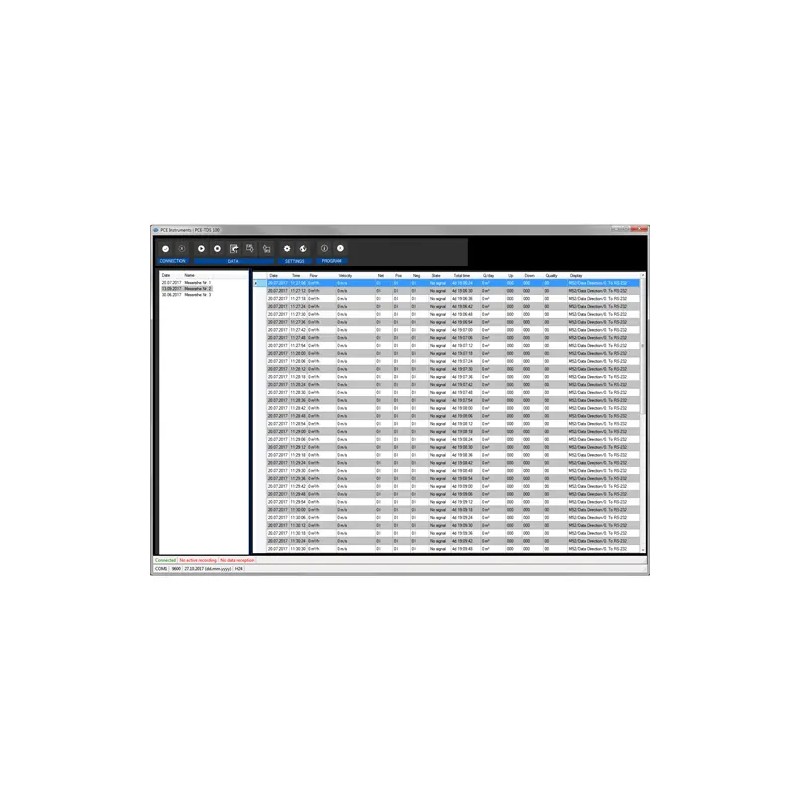 Soft PC pentru debitmetru ultrasonic PCE-TDS 100H / PCE-TDS 100HS Pce Instruments